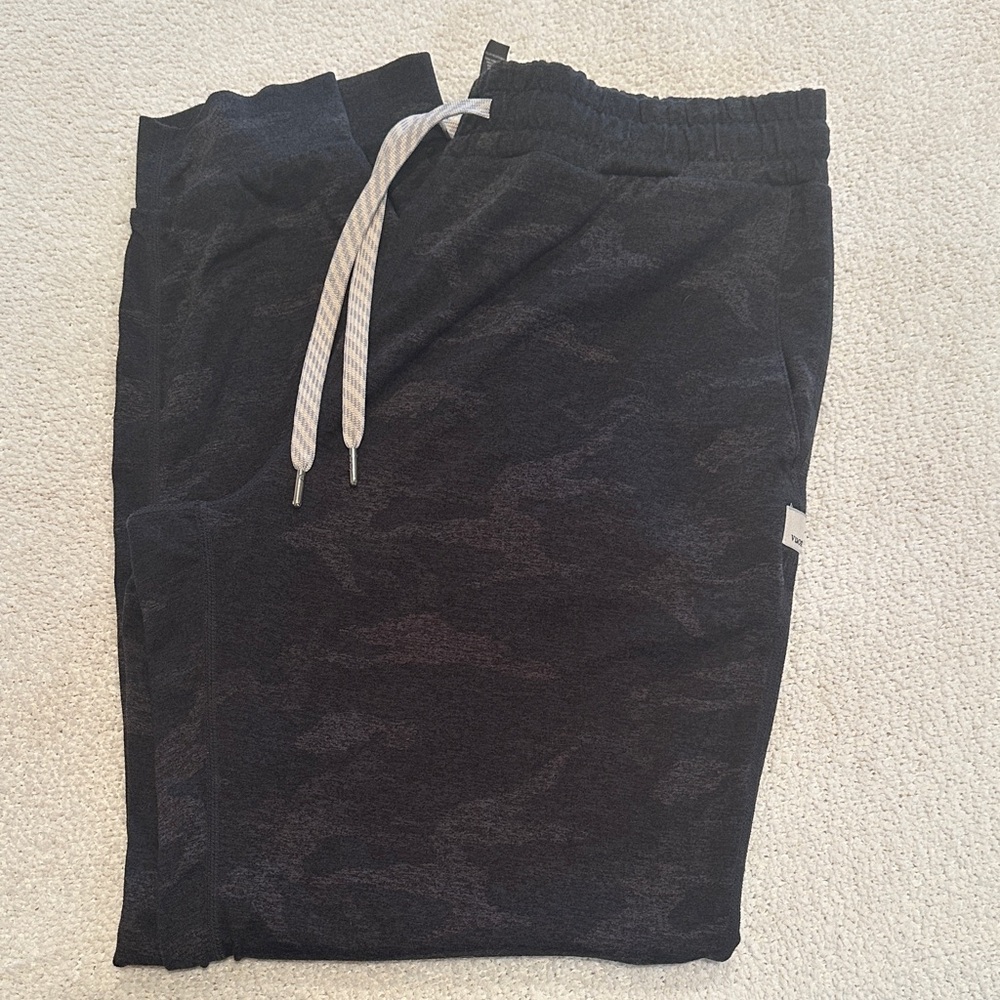Vuori Black Camo Track Pants